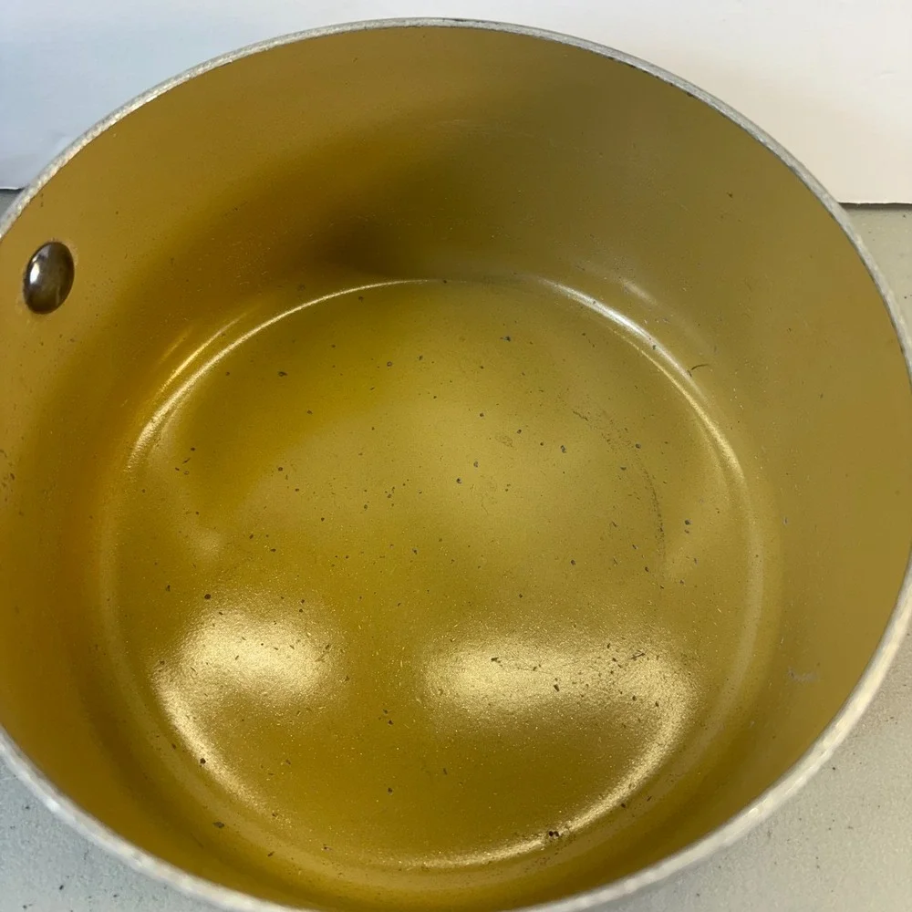 Todd English Titan Ceramic Titanium Infused Saucepan Copper Tone 6 Inch